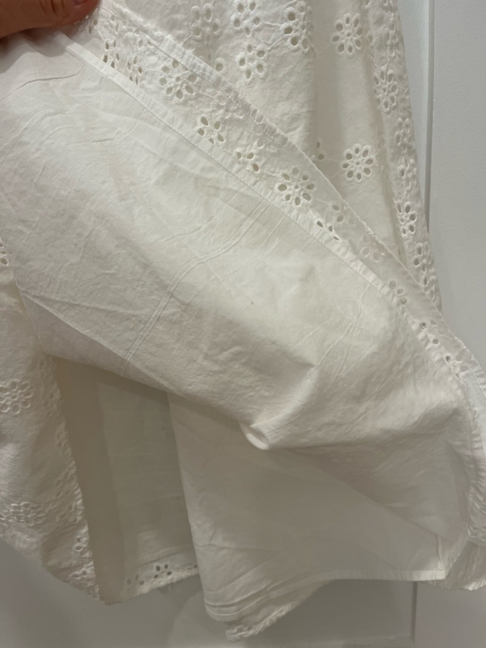 Hill House white Eyelet smocked Nap Dress - Picture 5 of 13